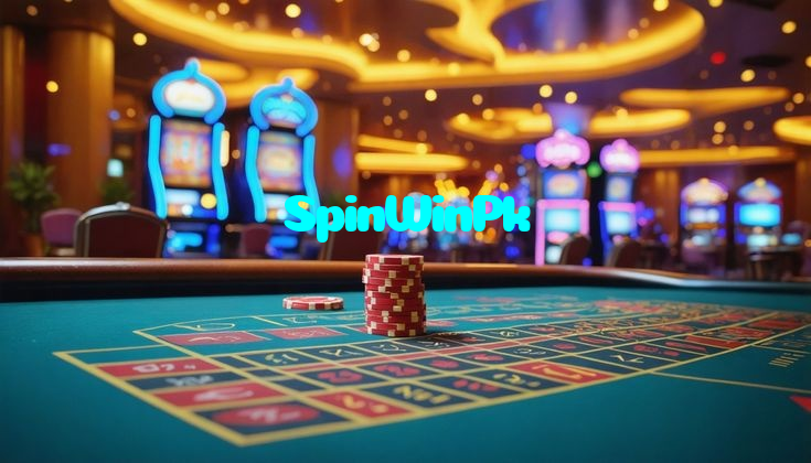 SpinWinPk casino presented on mobile device in Pakistan with slots and live games